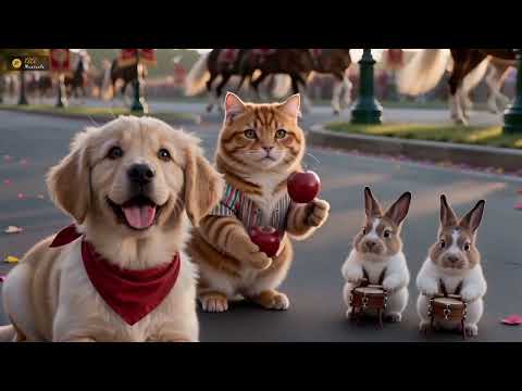 Doodle's Grand Parade 🐾🎉 | Fun Nursery Rhyme for Kids | AA Musicals Dreams