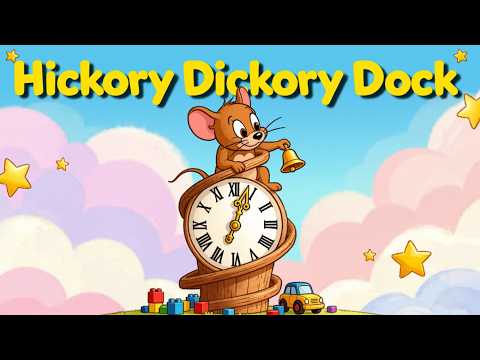 Hickory Dickory Dock 🕰️🐭 | Nursery Rhyme for Kids | AA Musicals