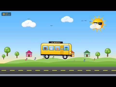 Wheels on the Bus | Fun Nursery Rhymes for Kids | AA Musicals