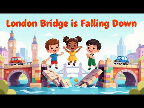 London Bridge is Falling Down 🌉👸 | Nursery Rhyme for Kids | AA Musicals