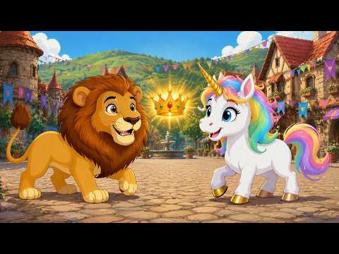 The Lion and the Unicorn 👑🦁🦄  Reimagined | Fun Nursery Rhyme for Kids | AA Musicals Dreams
