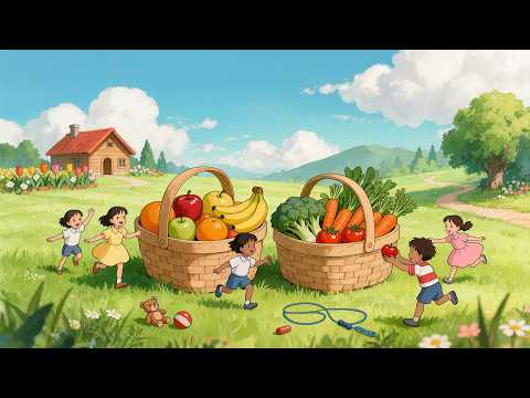 🎀 A-Tisket A-Tasket 🧺 Green &amp; Yellow Basket | Classic Jazz Nursery Rhyme | AA Musicals 💌